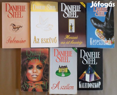 Danielle Steel 7 könyv Kaleidoszkóp Az esküvő Palomino Keresztutak Hos