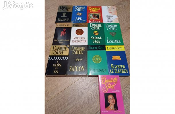 Danielle Steel könyvcsomag, 13 db egyben