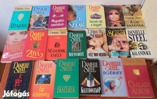 Danielle Steel könyvcsomag / 21 db könyv