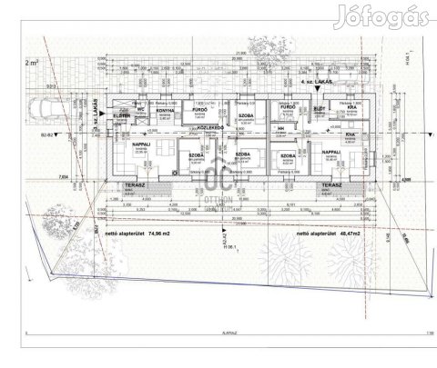 Dánszentmiklósi eladó 75 nm-es ház