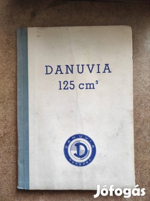 Danuvia 125 kezelési és alkatrészkatalógus. 1965