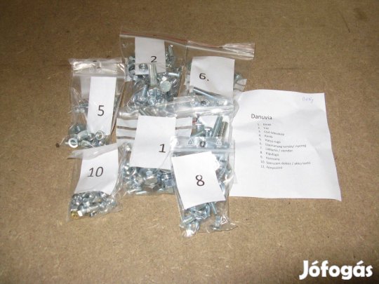 Danuvia blokk és váz csavar készlet