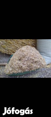 Darált szalma, mulcs eladó