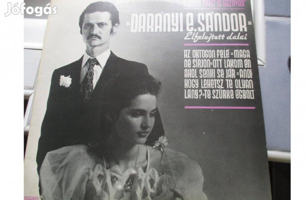 Darányi Sándor dalai bakelit hanglemez eladó
