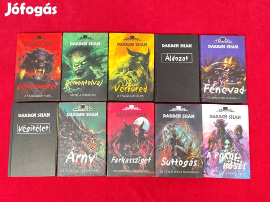 Darren Shan: Démonvilág teljes sorozat (4-6 részein nincs borító)