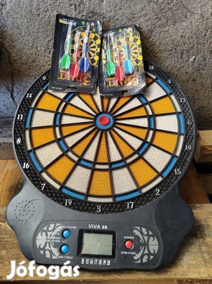Darts tábla +új nyilak 6db