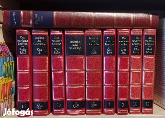 Das Moderne Lexikon 9 db német nyelvű, 17 cm magas