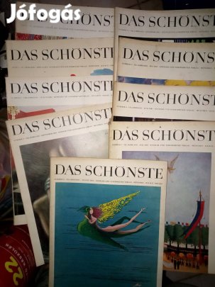 Das Schönste német magazin 9db