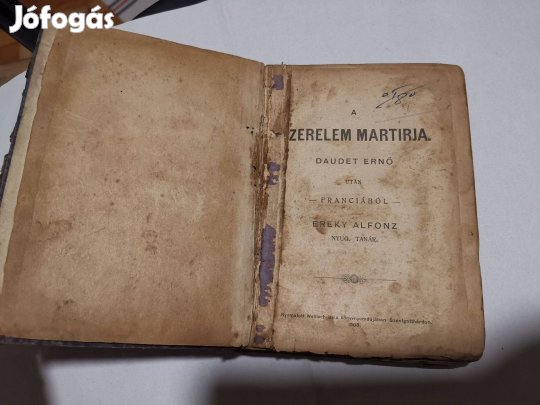 Daudet Ernő / Ernst - A szerelem mártírja (1908) - egy színésznő