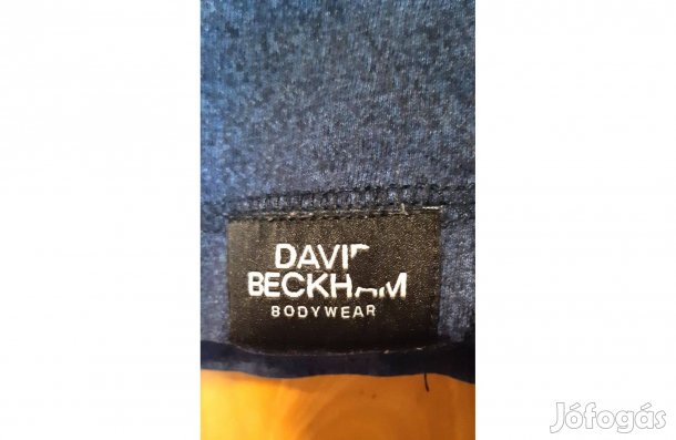 David Beckham hosszú ujjú póló, kék színben, XS-es méretben eladó
