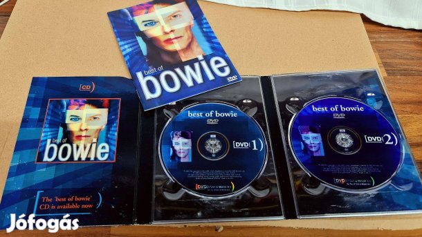 David Bowie - The Best of Bowie dupla DVD,kemény tok,füzet