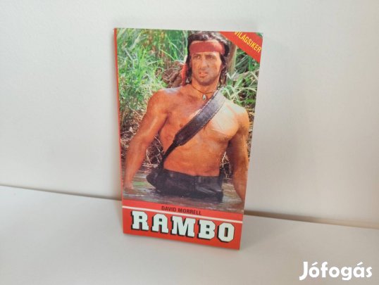David Morell - Rambo, retro könyv, Szép állapot