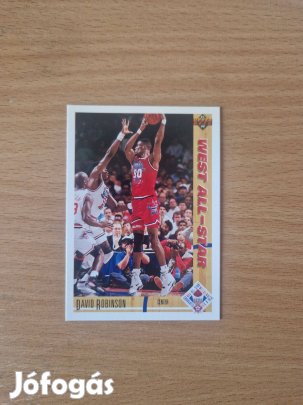 David Robinson Upper Deck 1991-92 West All-Star #58 kosaras kártya