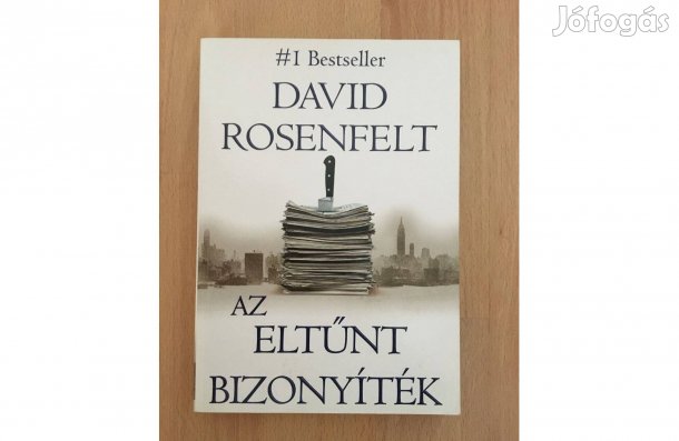 David Rosenfelt: Az eltűnt bizonyíték című könyv