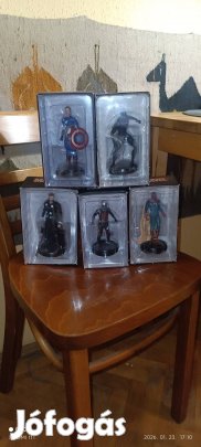 De Agostini Marvel. Amerika Kapitány, Hangya, Thor, Vizió, F párduc.