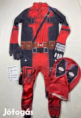 Deadpool jelmez, szuperhős jelmez, felnőtt jelmez GH167