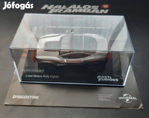 Deagostini Halálos iramban 36 - Local motors Rally Fighter autó