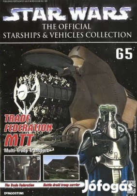 Deagostini Star Wars 65 - Trade Federation MTT magazin, újság