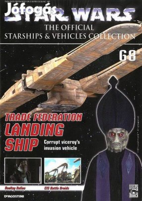 Deagostini Star Wars 68 - Trade Federation Landing Ship magazin, újság