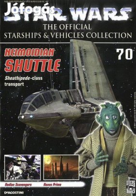 Deagostini Star Wars 70 - Neimoidian Shuttle magazin, újság