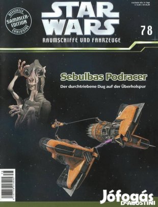 Deagostini Star Wars 78 - Sebulba's Podracer magazin, újság