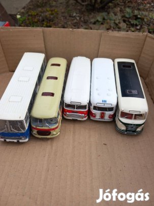 Deagostini fém régi makett modell buszok