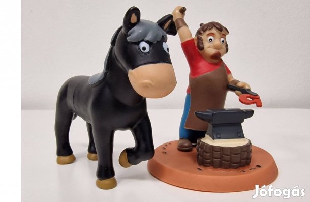 Deagostini patkoló kovács 1 db fekete lóval eladó