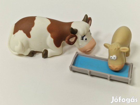 Deagostini tehén mama kis bocijával és itatóval eladó