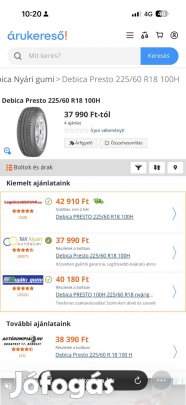 Debica Presto 225/60 R18 2 db