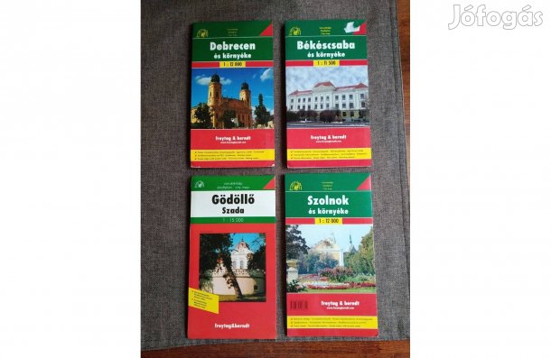 Debrecen Békéscsaba Szolnok és környékük térkép