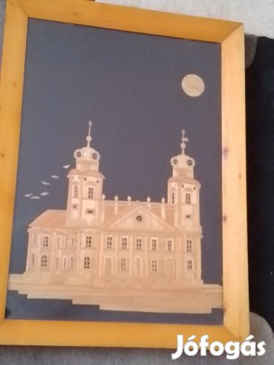 Debrecen Nagytemplomról szalmakép újszerű állapotban eladó