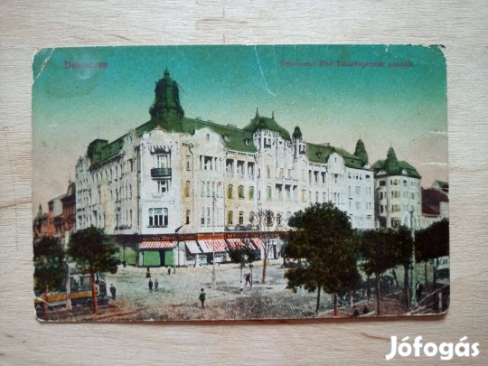 Debrecen Takarékpénztár palotája 1925 képeslap