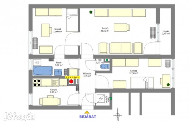 Debrecenben, Hadházi úti (Campus közeli) lakásban, 1szoba még kiadó !