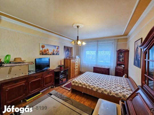 Debrecenben, az Egyetemhez közel, 3 szobás, loggiás, panellakás eladó