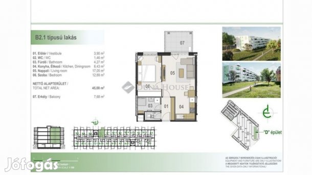 Debreceni eladó 48 nm-es lakás