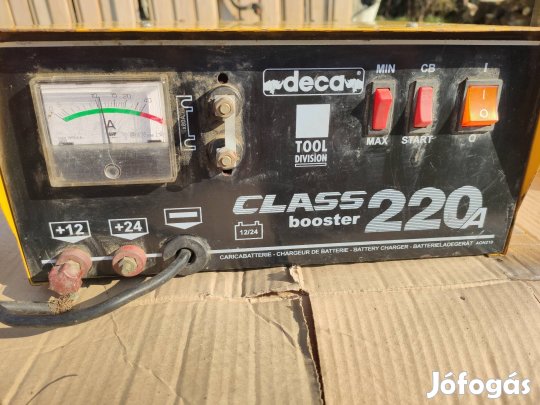 Deca Booster class 220A aksi töltő és bikázo 