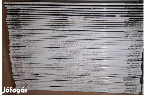 Decanter Vince magazinok