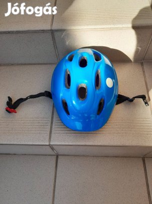 Decathlon Basic bukósisak sisak -kék- 47-53cm méret