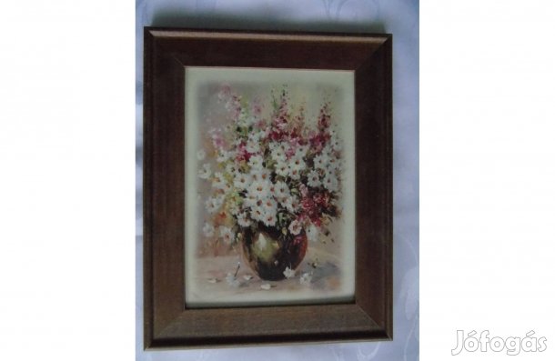Decorus Art egyedi művészeti nyomat Virágcsendélet kerettel