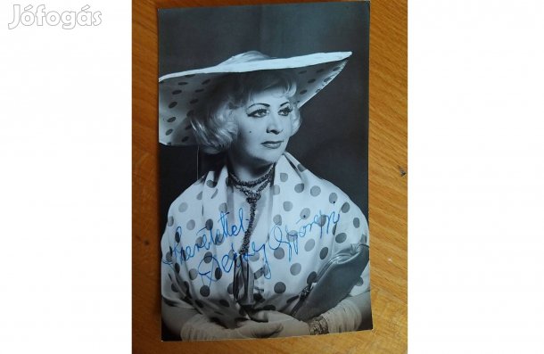 Décsy Györgyi eredeti aláírt fotója