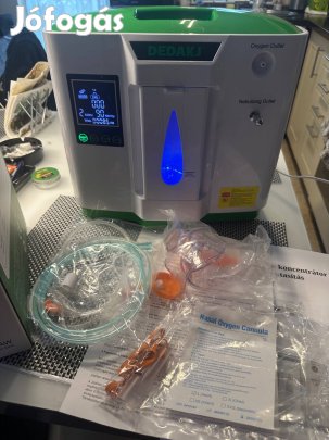 Dedakj 9l oxigén koncentrátor + kiegészítők
