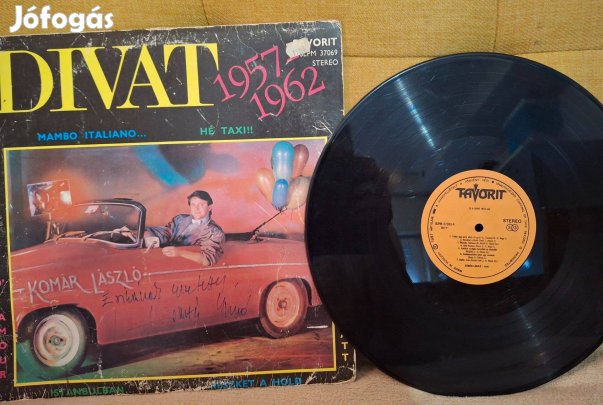 Dedikált Komár László bakelit eladó!