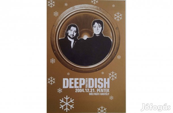 Deep Dish meghívó képeslap , posta tiszta , 2004