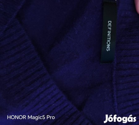 Defitnions 100 % kasmír női pulóver