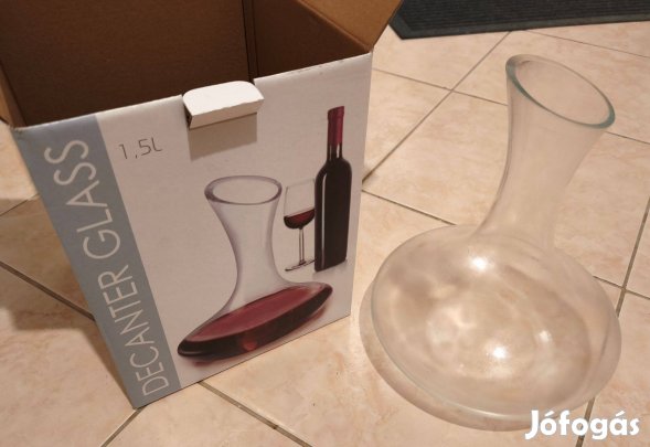 Dekantáló üveg 1,5 liter váza
