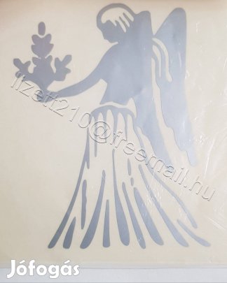 Dekorációs autó matrica ablak angyal új bontatlan csomagolás 1