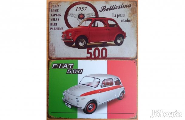 Dekorációs fém fém ( Fiat 500)