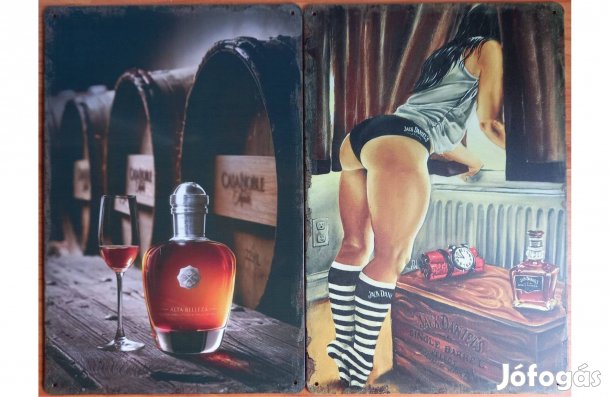Dekorációs fém tábla (ALTA Belleza Tequila - Jack Daniel'S -