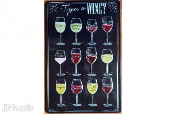 Dekorációs fém tábla (BOR Félék - ) Dombornyomott