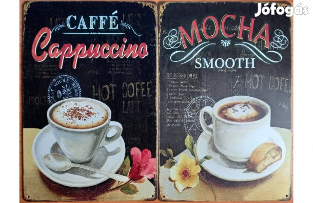 Dekorációs fém tábla (Cappuccino - Mocha)